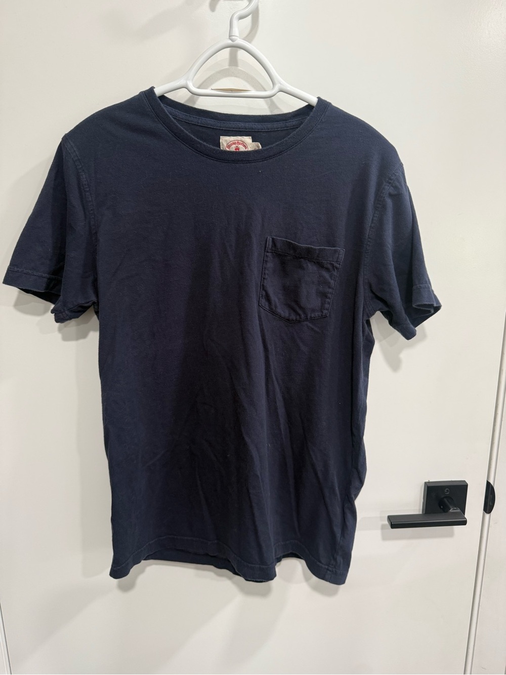 Brooks Brothers Red Fleece Men’s Regular Fit Knit Cotton Navy Pocket T-Shirt M